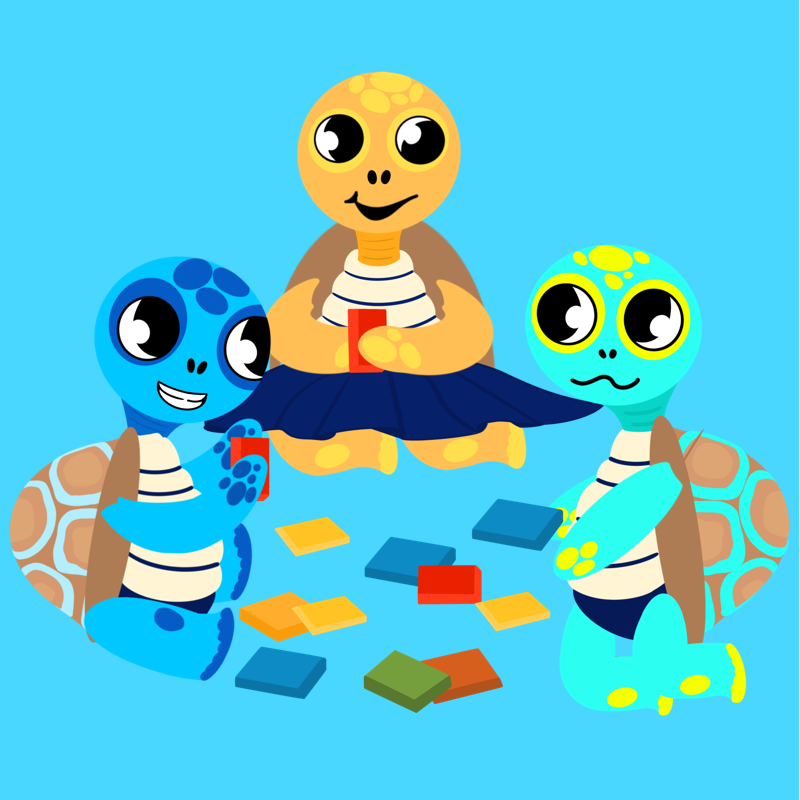 Illustration Arthur la Tortue – activités mémorielles pédagogiques pour enfants de maternelle : memory, domino, jeux d'observation EVAR