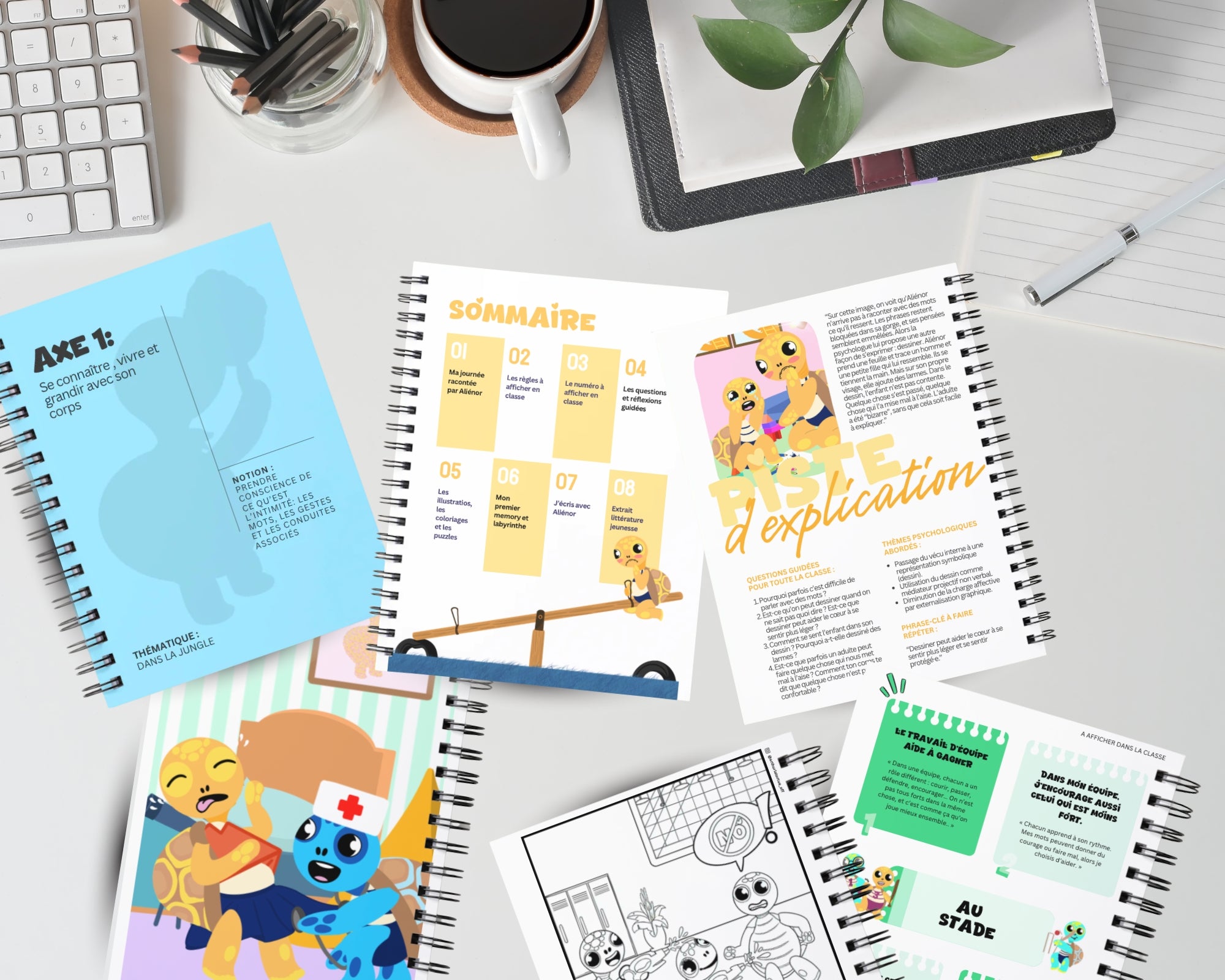 Couverture du programme EVAR – éducation à la vie affective et relationnelle à l'école maternelle, kits pédagogiques Arthur la Tortue