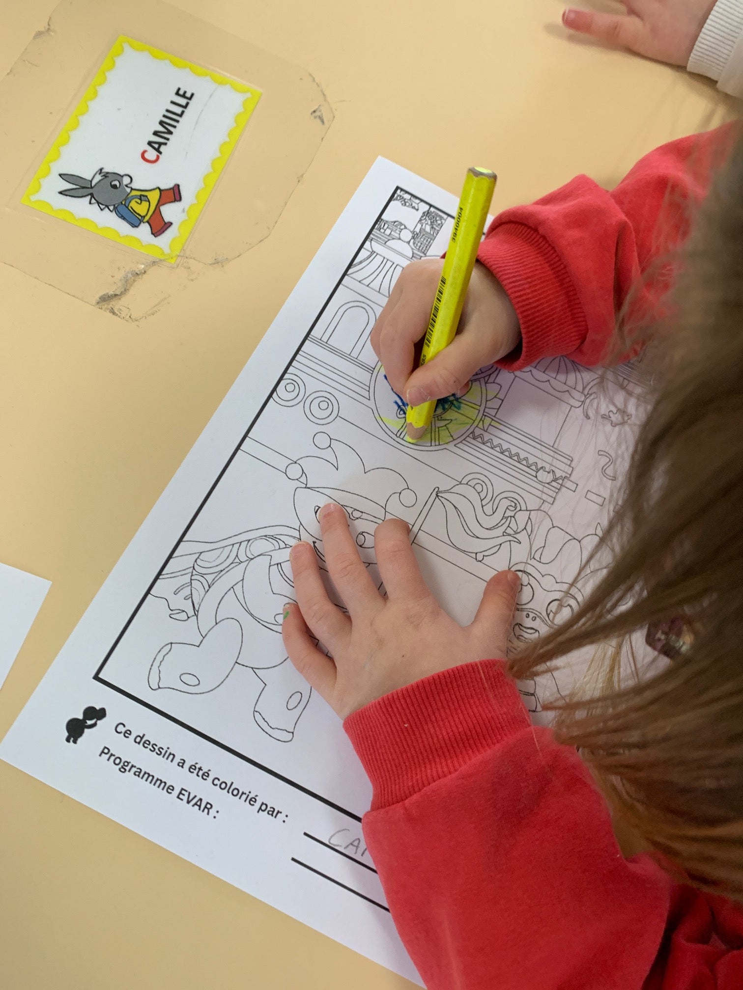 Dessin d'Arthur la Tortue colorié – activité créative pour enfants de 3 à 6 ans, kits pédagogiques EVAR