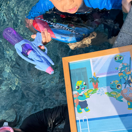 Illustrations Arthur la Tortue utilisées par un enfant – séance EVAR autour du corps, des émotions et des relations, maternelle